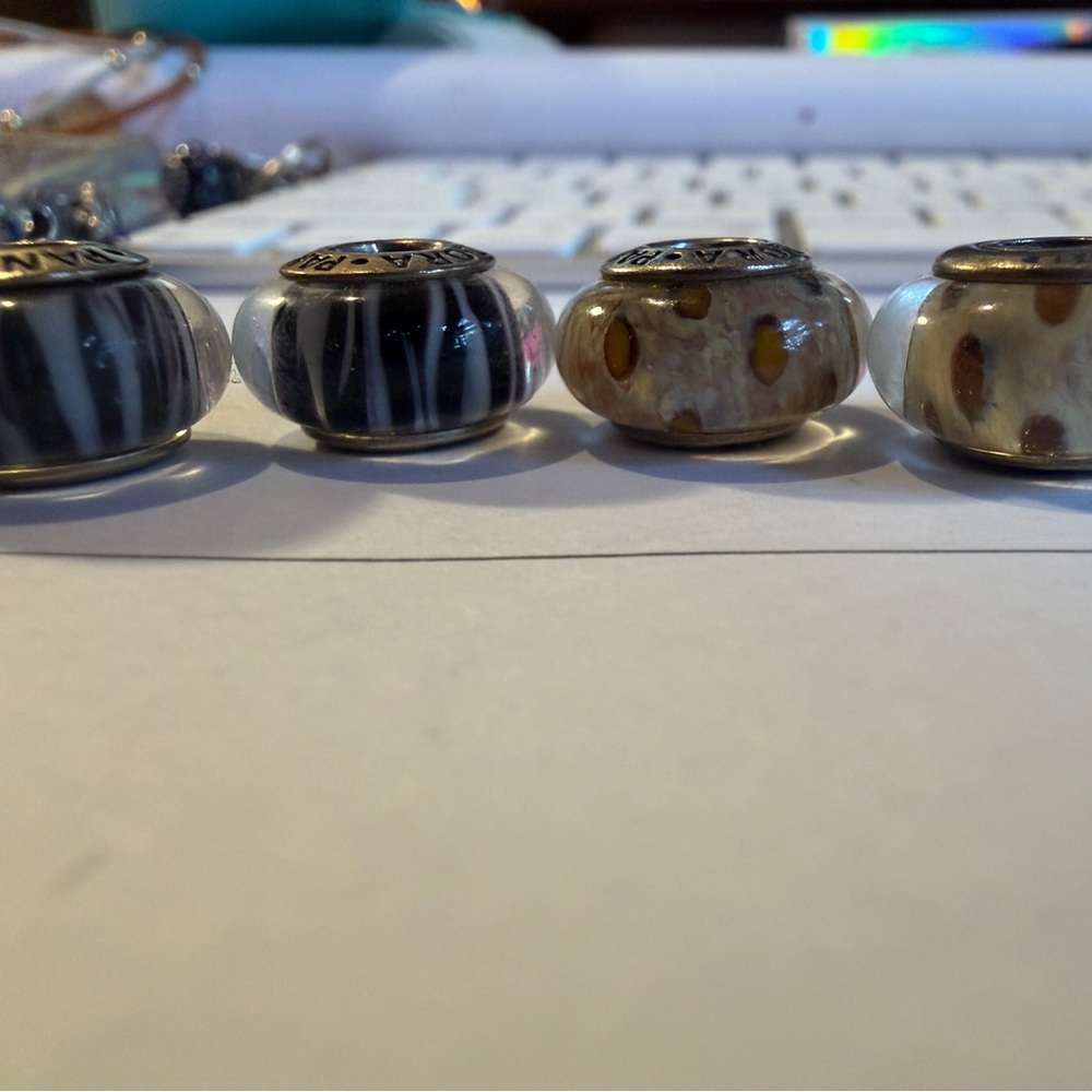 Pandora Black and Brown Beaded Bracelet